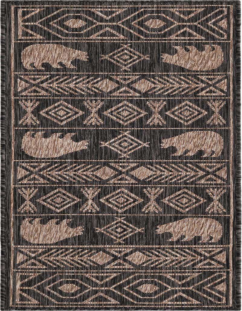 2' x 5' 3 Easy-Clean Southwestern Indoor / Outdoor Runner Rug