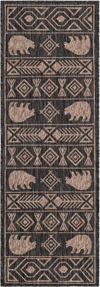 2' x 6' Easy-Clean Southwestern Indoor / Outdoor Runner Rug