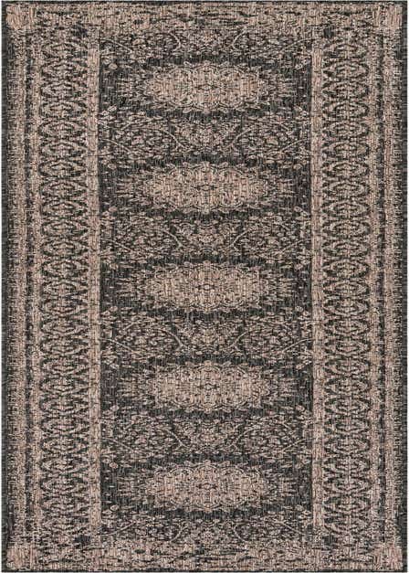2' 7 x 12' Easy-Clean Traditional Indoor / Outdoor Runner Rug