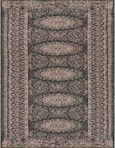 Detail image of 2' 7 x 12' Easy-Clean Traditional Indoor / Outdoor Runner Rug