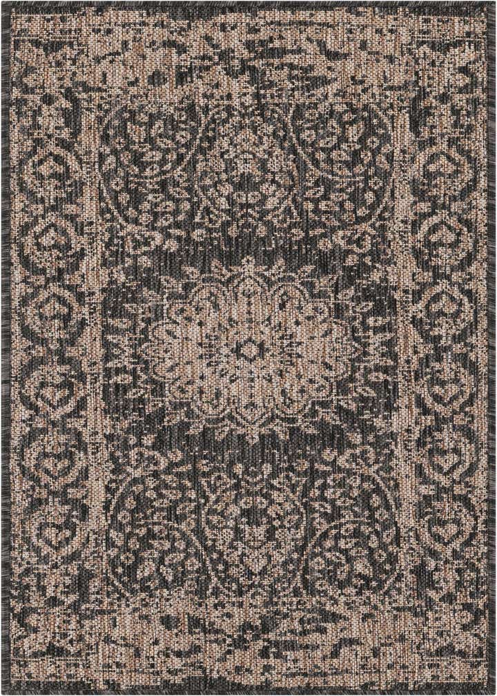 2' x 4' Easy-Clean Traditional Indoor / Outdoor Runner Rug