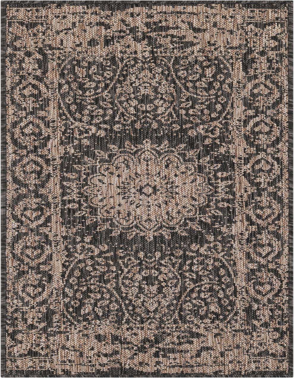 2' x 4' Easy-Clean Traditional Indoor / Outdoor Runner Rug