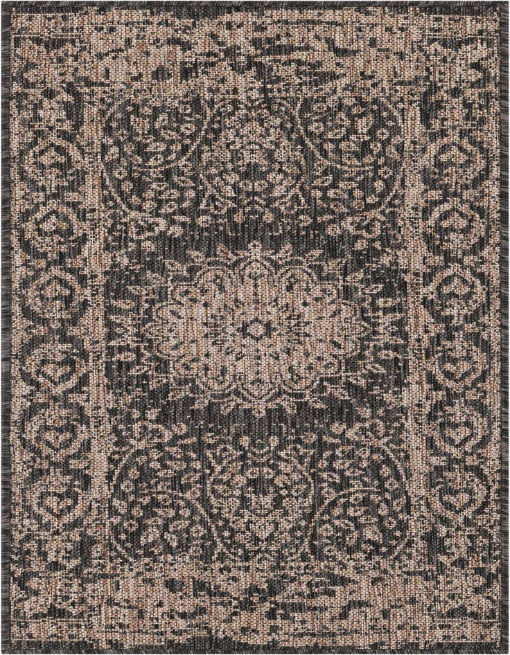 Detail image of 2' x 4' Easy-Clean Traditional Indoor / Outdoor Runner Rug