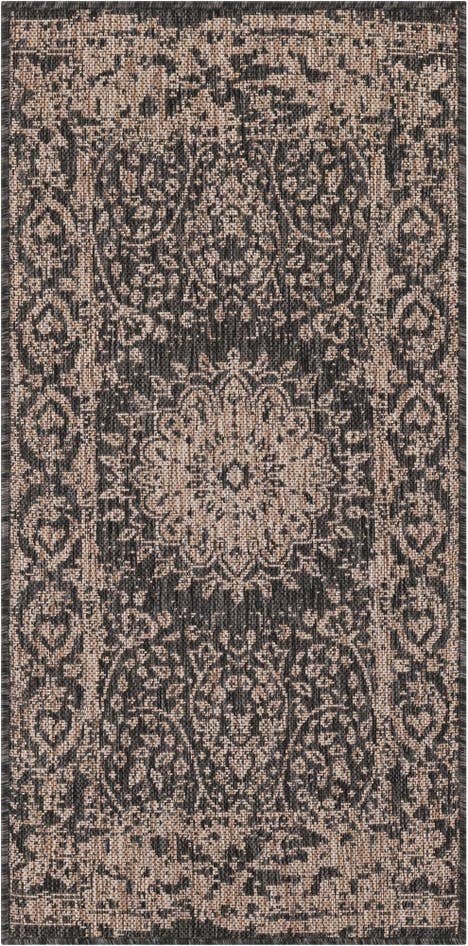 Detail image of 2' x 4' Easy-Clean Traditional Indoor / Outdoor Runner Rug