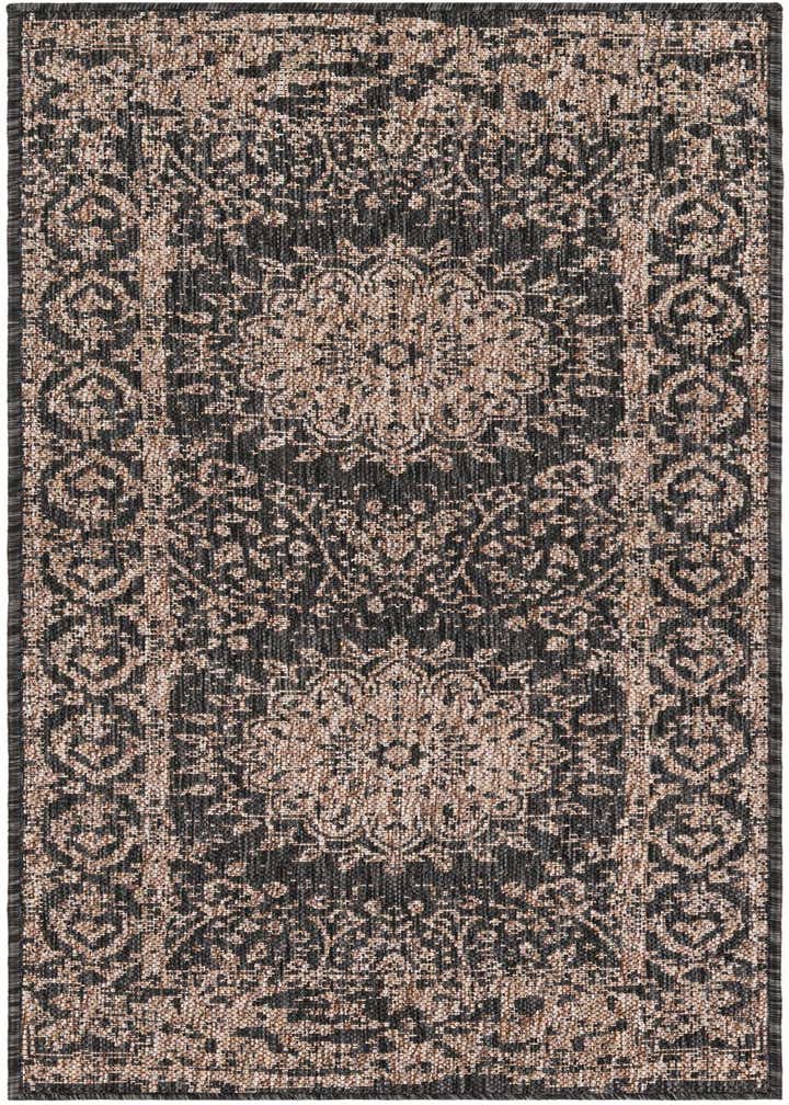 2' x 5' 3 Easy-Clean Traditional Indoor / Outdoor Runner Rug