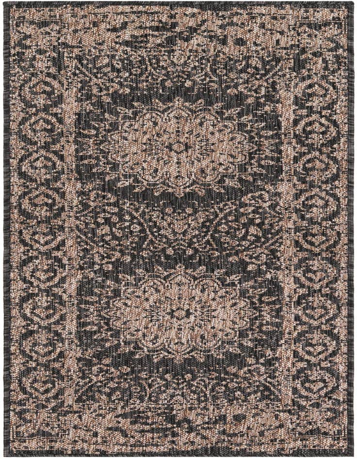 Detail image of 2' x 5' 3 Easy-Clean Traditional Indoor / Outdoor Runner Rug
