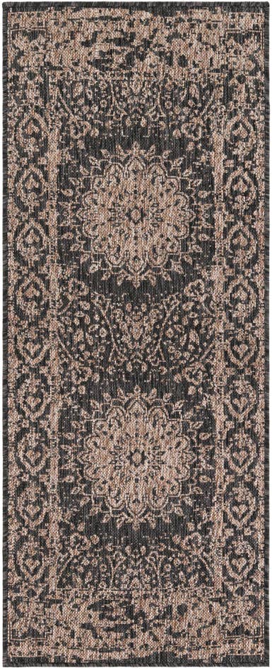 Detail image of 2' x 5' 3 Easy-Clean Traditional Indoor / Outdoor Runner Rug