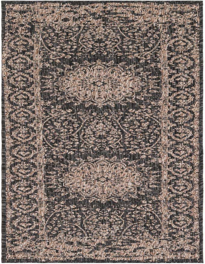 2' x 6' Easy-Clean Traditional Indoor / Outdoor Runner Rug