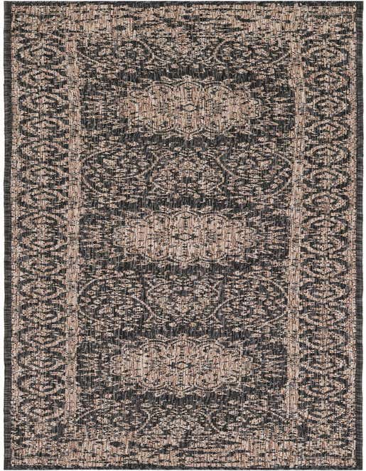 2' x 8' Easy-Clean Traditional Indoor / Outdoor Runner Rug