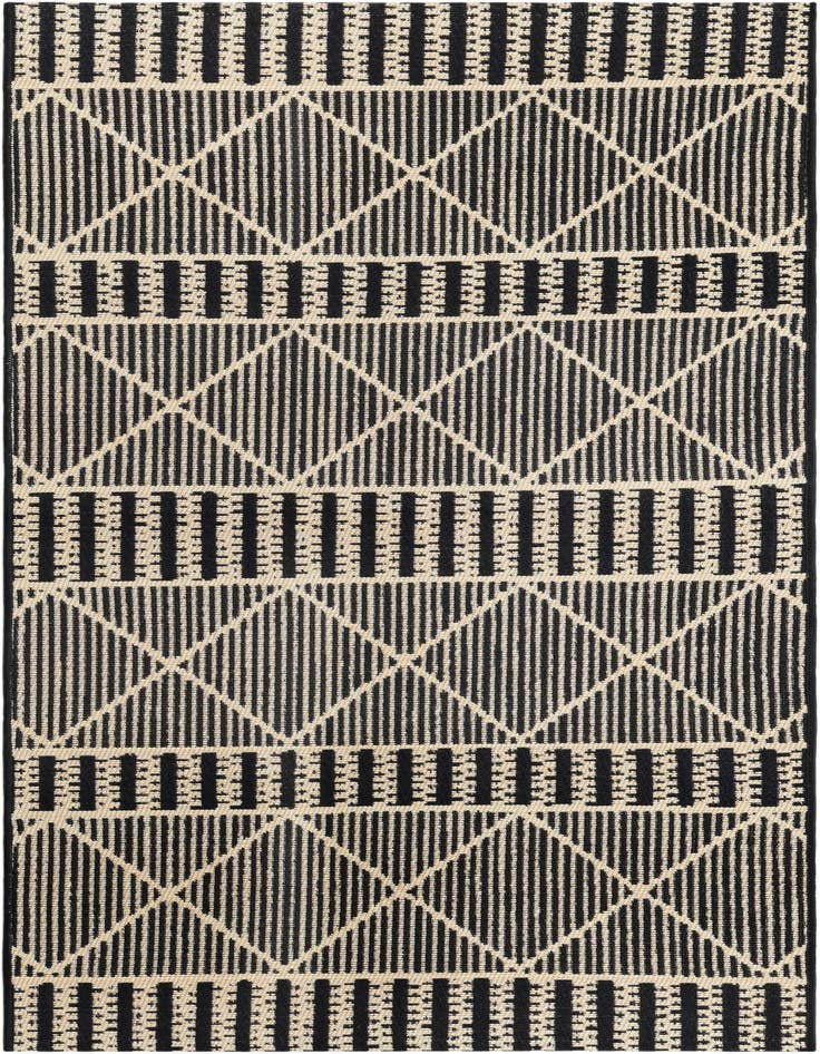 Detail image of 2' 7 x 5' 3 Easy-Clean Trellis Indoor / Outdoor Runner Rug