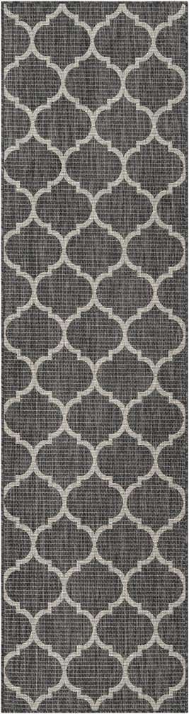 2' 7 x 10' Easy-Clean Trellis Indoor / Outdoor Runner Rug