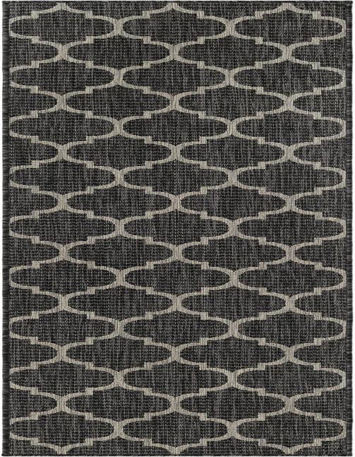Detail image of 2' x 8' Easy-Clean Trellis Indoor / Outdoor Runner Rug