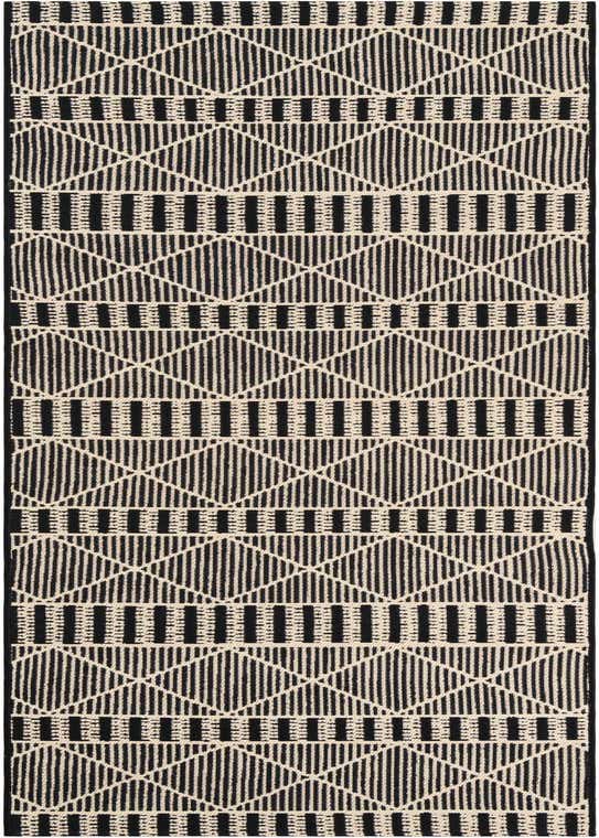 2' 7 x 10' Easy-Clean Trellis Indoor / Outdoor Runner Rug