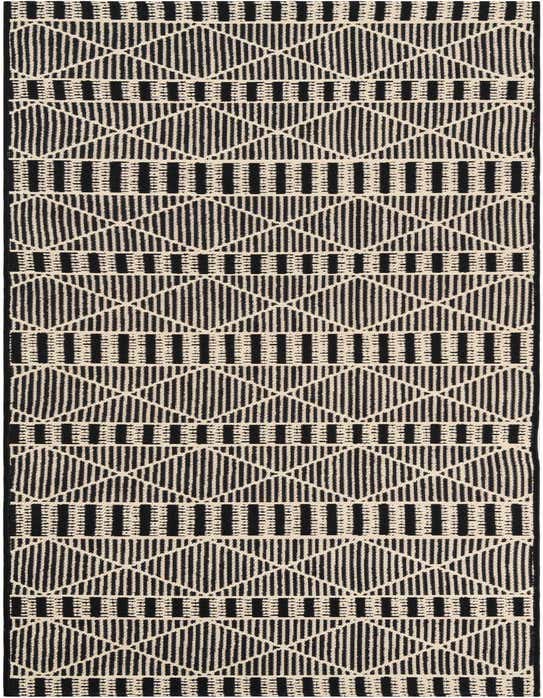 2' 7 x 10' Easy-Clean Trellis Indoor / Outdoor Runner Rug