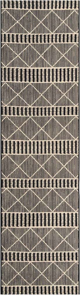 2' 7 x 10' Easy-Clean Trellis Indoor / Outdoor Runner Rug