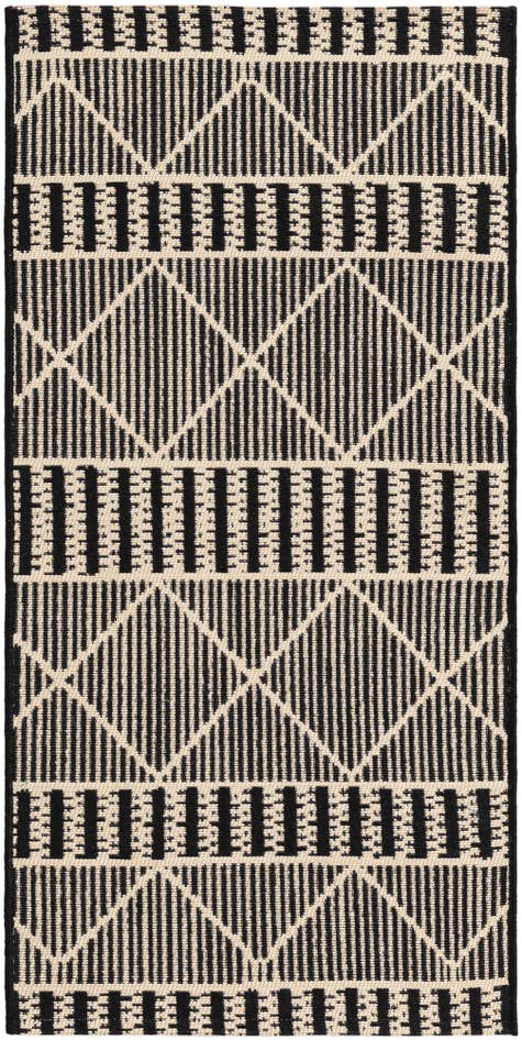 Detail image of 2' x 4' Easy-Clean Trellis Indoor / Outdoor Runner Rug