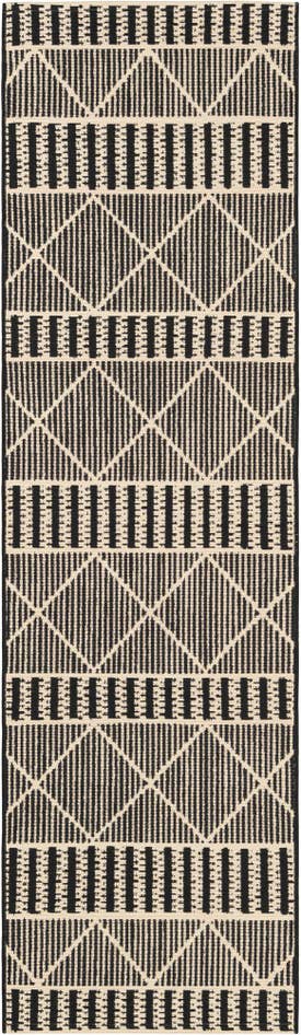 Detail image of 2' x 7' Easy-Clean Trellis Indoor / Outdoor Runner Rug