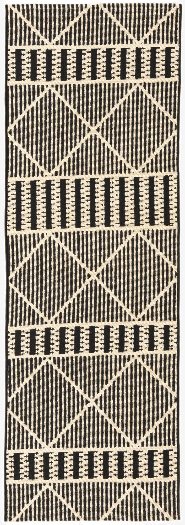 2' x 6'  Washable Trellis Indoor / Outdoor Runner Rug