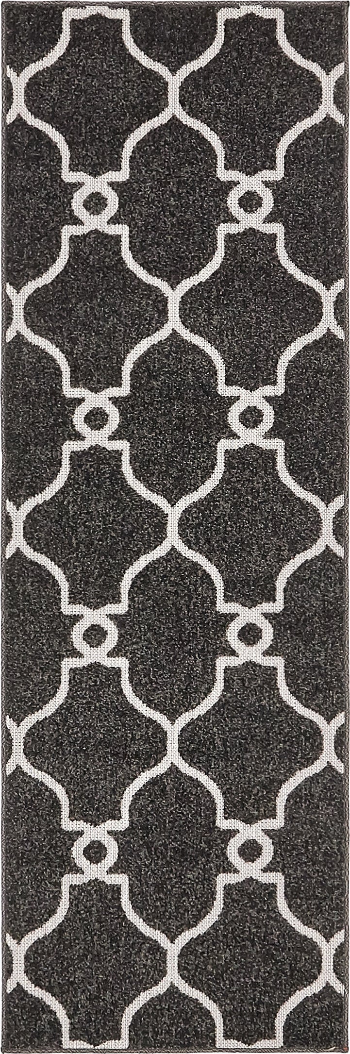 2' x 6'  Washable Trellis Indoor / Outdoor Runner Rug