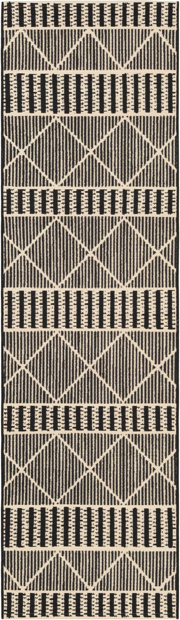 2' x 7'  Washable Trellis Indoor / Outdoor Runner Rug