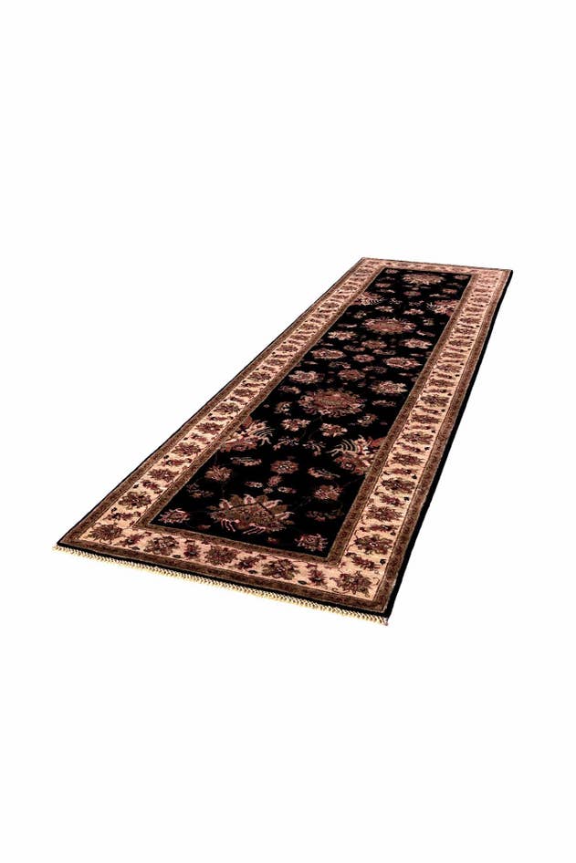 Detail image of 2' 9 x 10' Hand Knotted Pershawar Ziegler Runner Rug