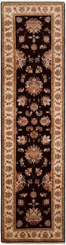 2' 9 x 10' Hand Knotted Pershawar Ziegler Runner Rug
