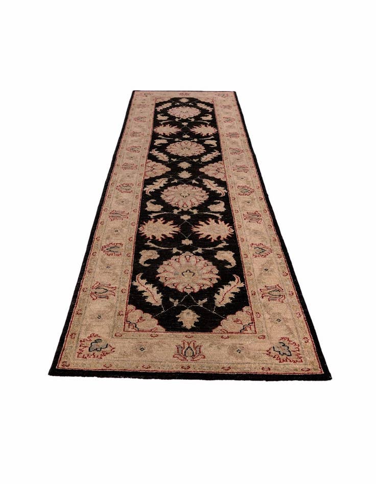 Detail image of 2' 6 x 10' 1 Hand Knotted Pershawar Ziegler Runner Rug