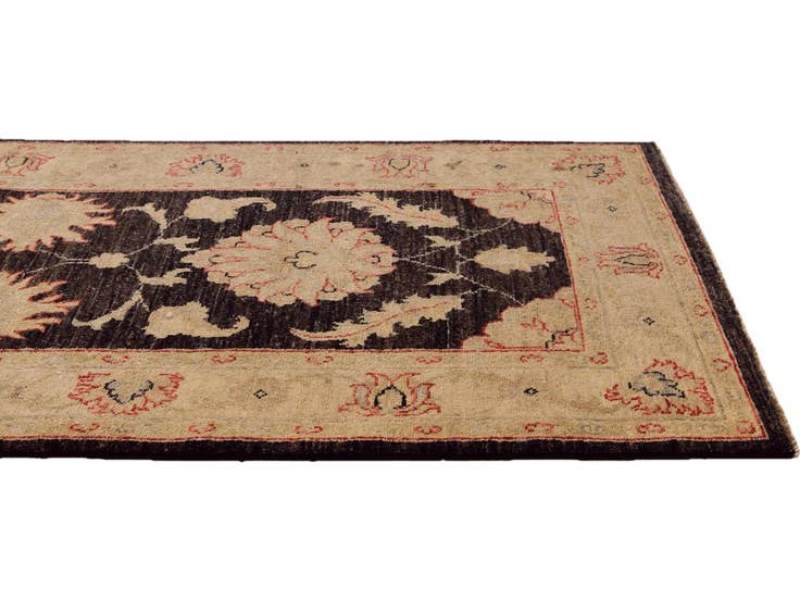 Detail image of 2' 6 x 10' 1 Hand Knotted Pershawar Ziegler Runner Rug