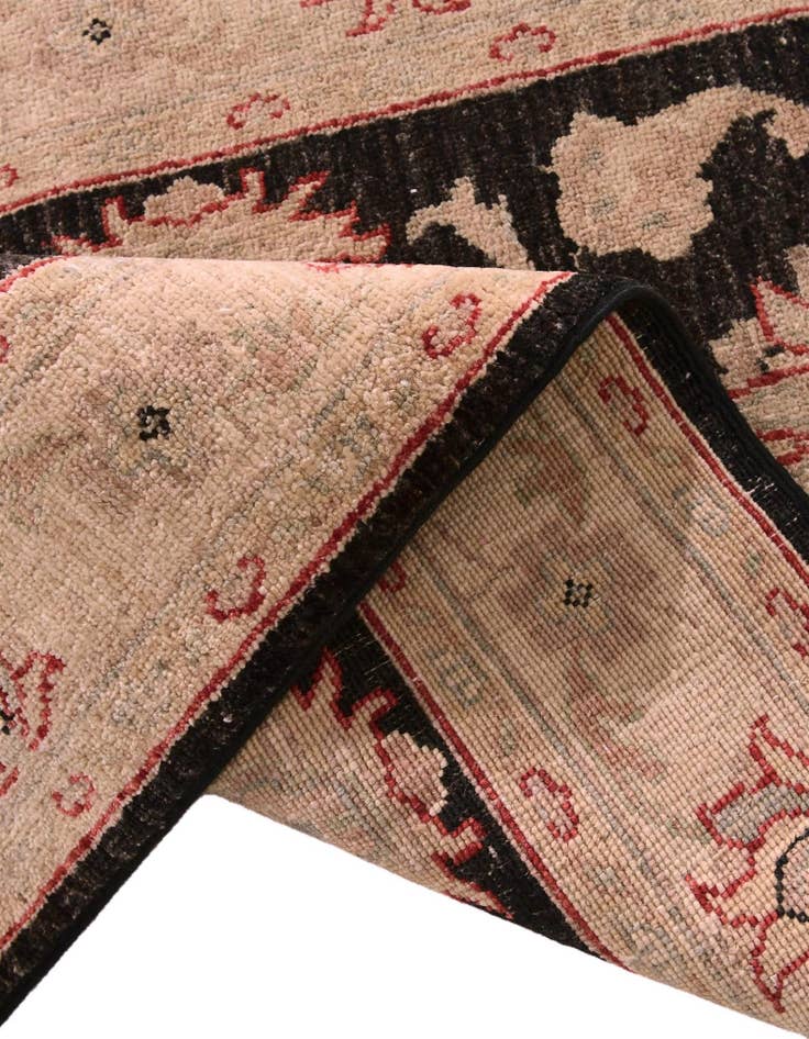 Detail image of 2' 6 x 10' 1 Hand Knotted Pershawar Ziegler Runner Rug