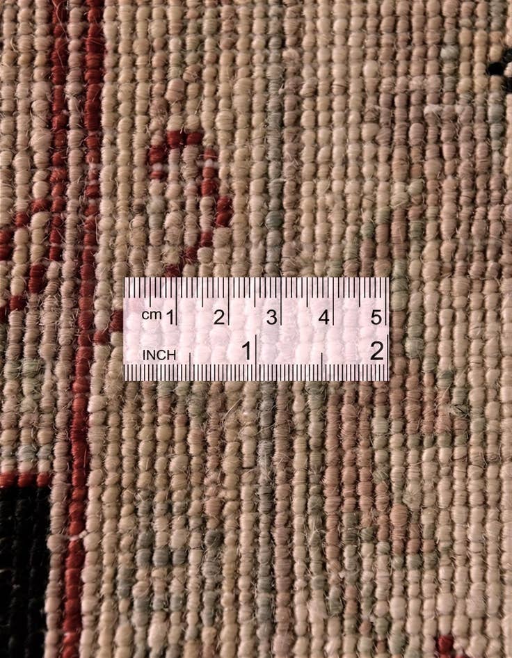 Detail image of 2' 6 x 10' 1 Hand Knotted Pershawar Ziegler Runner Rug