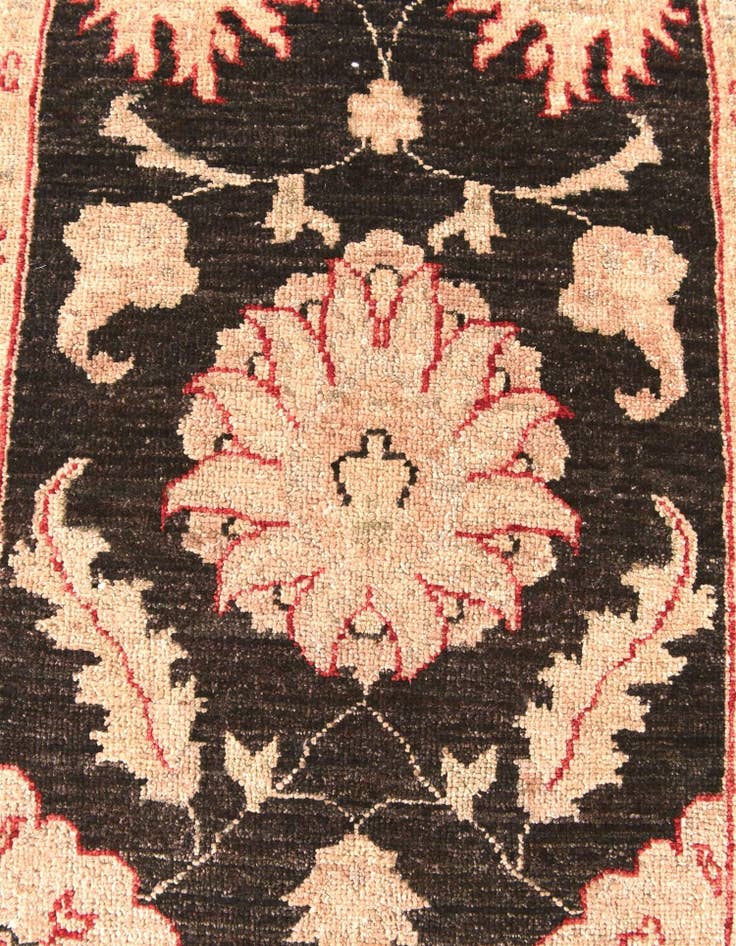 Detail image of 2' 6 x 10' 1 Hand Knotted Pershawar Ziegler Runner Rug