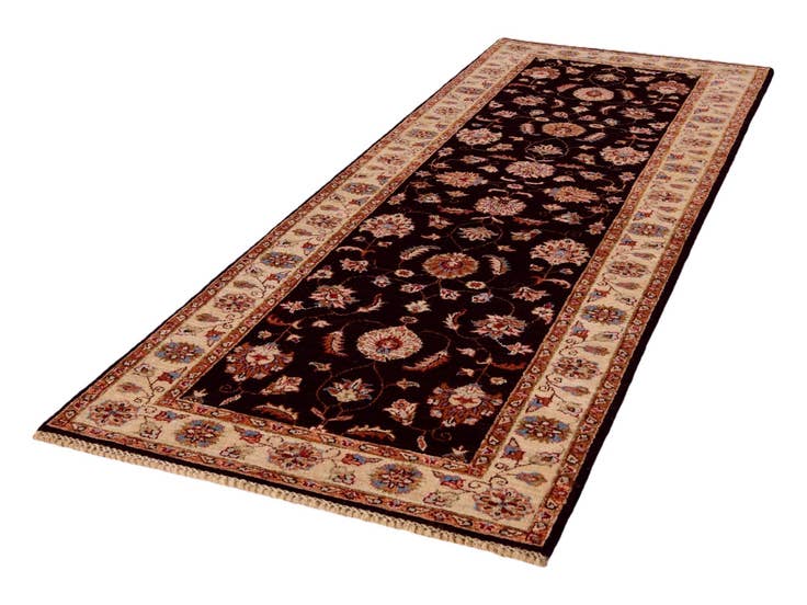 Detail image of 2' 10 x 8' 4 Hand Knotted Pershawar Ziegler Runner Rug