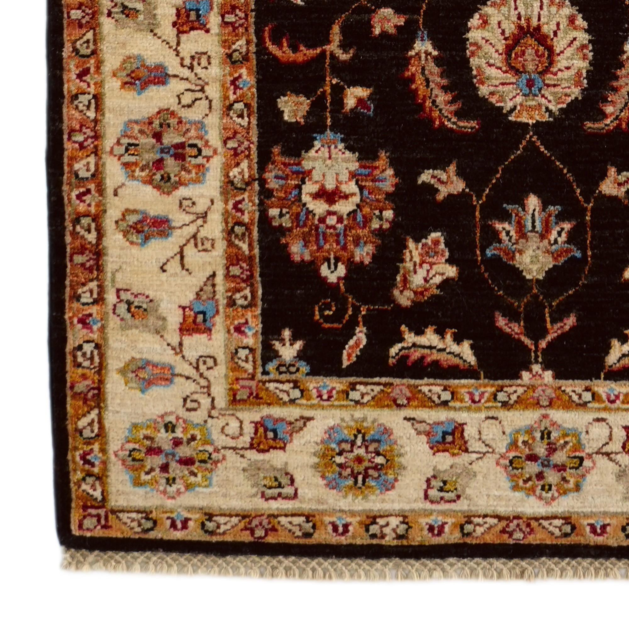 2' 10 x 8' 4 Hand Knotted Pershawar Ziegler Runner Rug