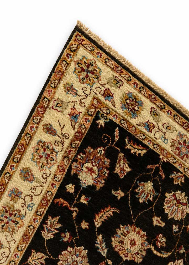 2' 10 x 8' 4 Hand Knotted Pershawar Ziegler Runner Rug