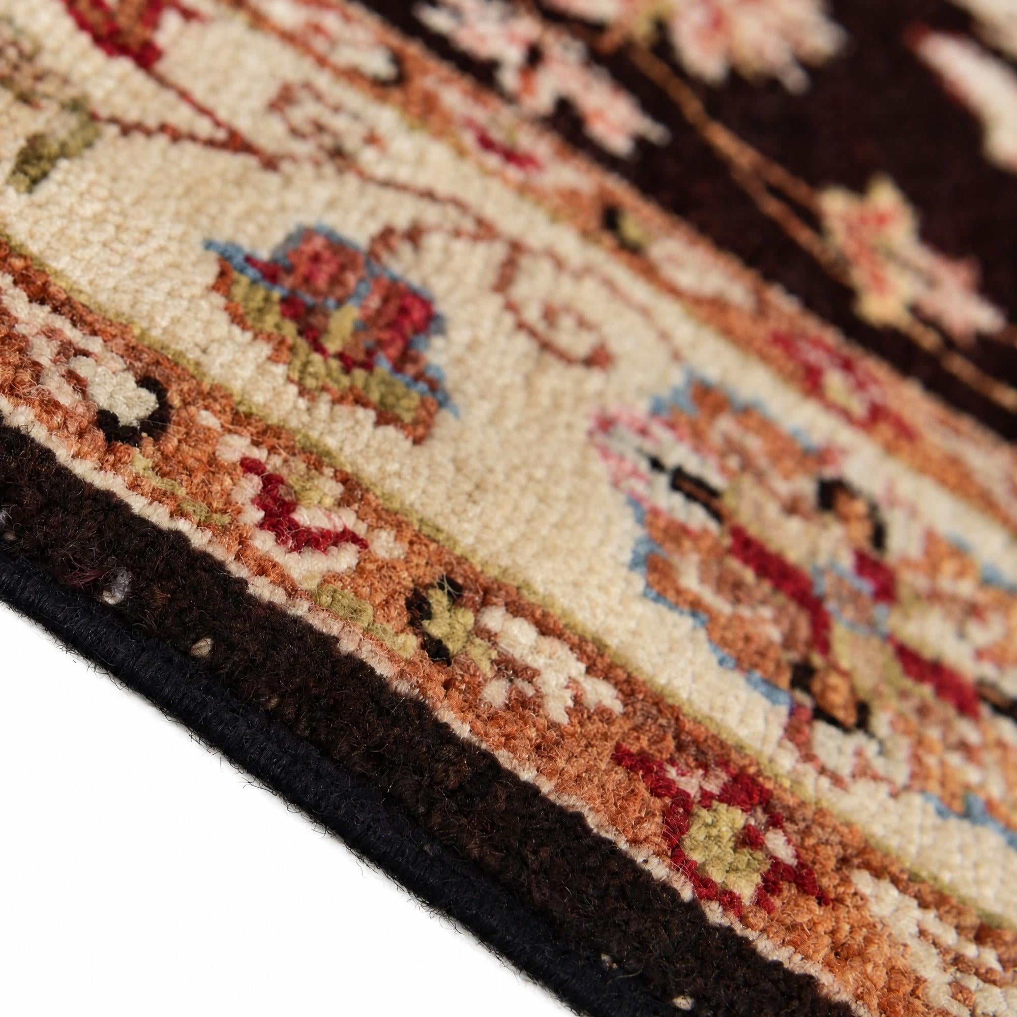 85cm x 255cm Hand Knotted Pershawar Ziegler Runner Rug