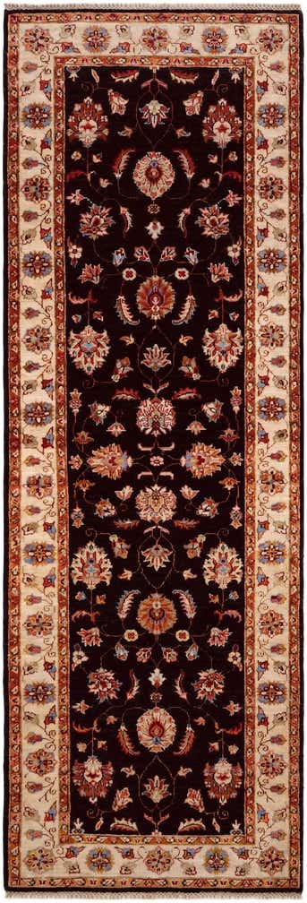 2' 10 x 8' 4 Hand Knotted Pershawar Ziegler Runner Rug