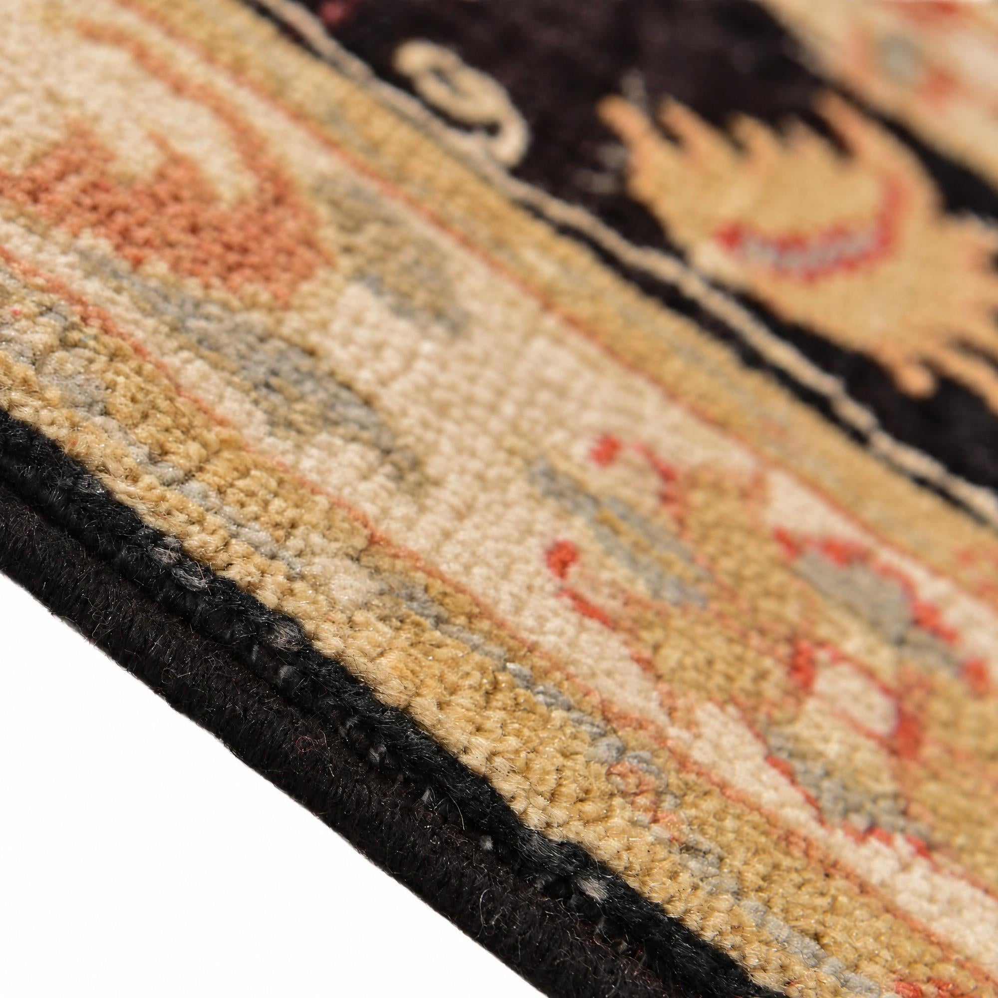80cm x 305cm Hand Knotted Pershawar Ziegler Runner Rug