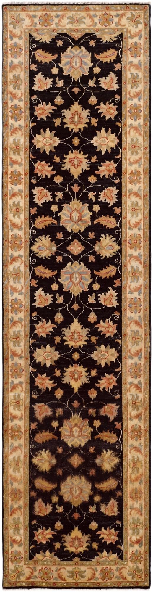 2' 8 x 10' Hand Knotted Pershawar Ziegler Runner Rug
