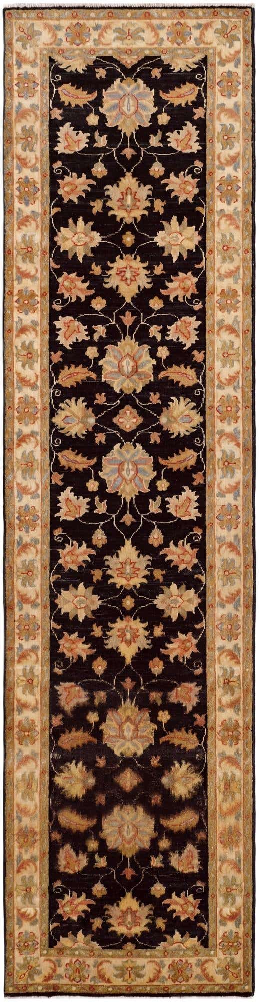 2' 8 x 10' Hand Knotted Pershawar Ziegler Runner Rug