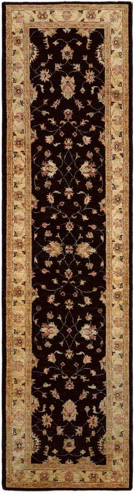 2' 7 x 10' 1 Hand Knotted Pershawar Ziegler Runner Rug