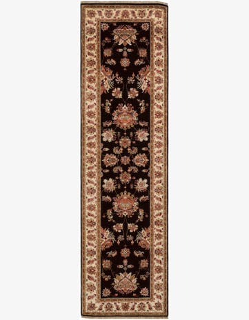 2' 10 x 10' Hand Knotted Pershawar Ziegler Runner Rug
