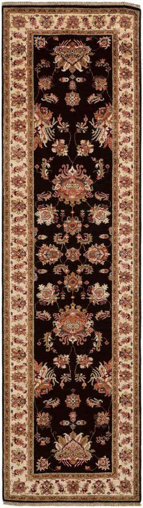 2' 10 x 10' Hand Knotted Pershawar Ziegler Runner Rug