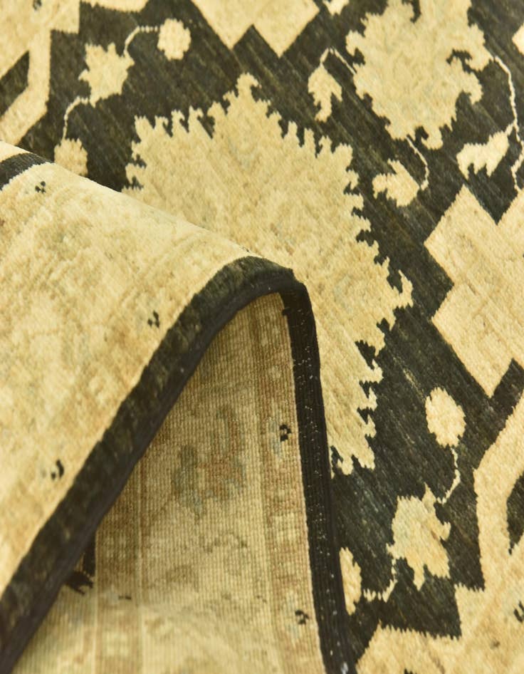 Detail image of 2' 9 x 9' 7  Hand Knotted Peshawar Ziegler Runner Rug