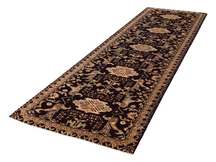 2' 8 x 9' 8 Hand Knotted Peshawar Ziegler Runner Rug
