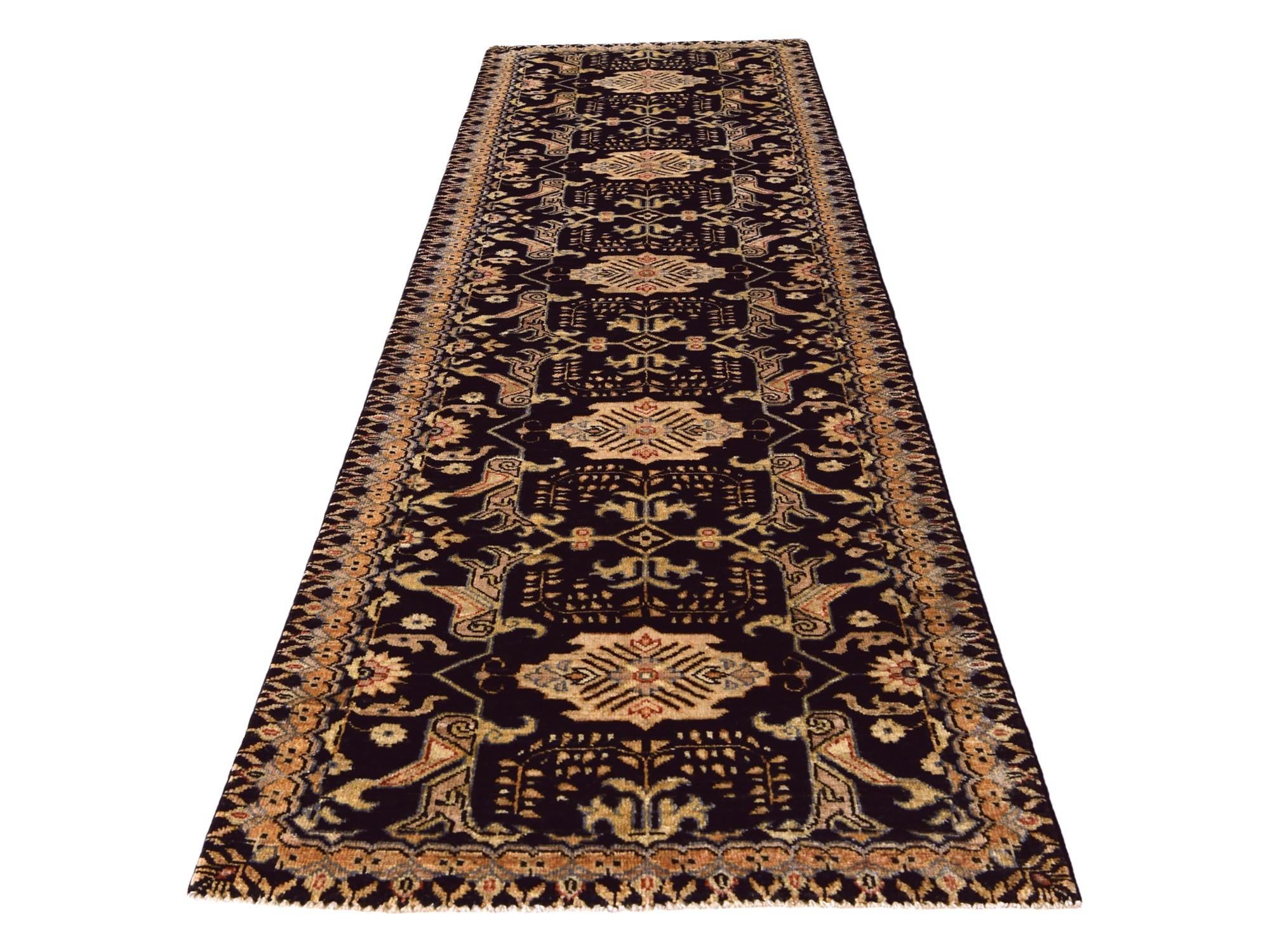 2' 8 x 9' 8 Hand Knotted Peshawar Ziegler Runner Rug