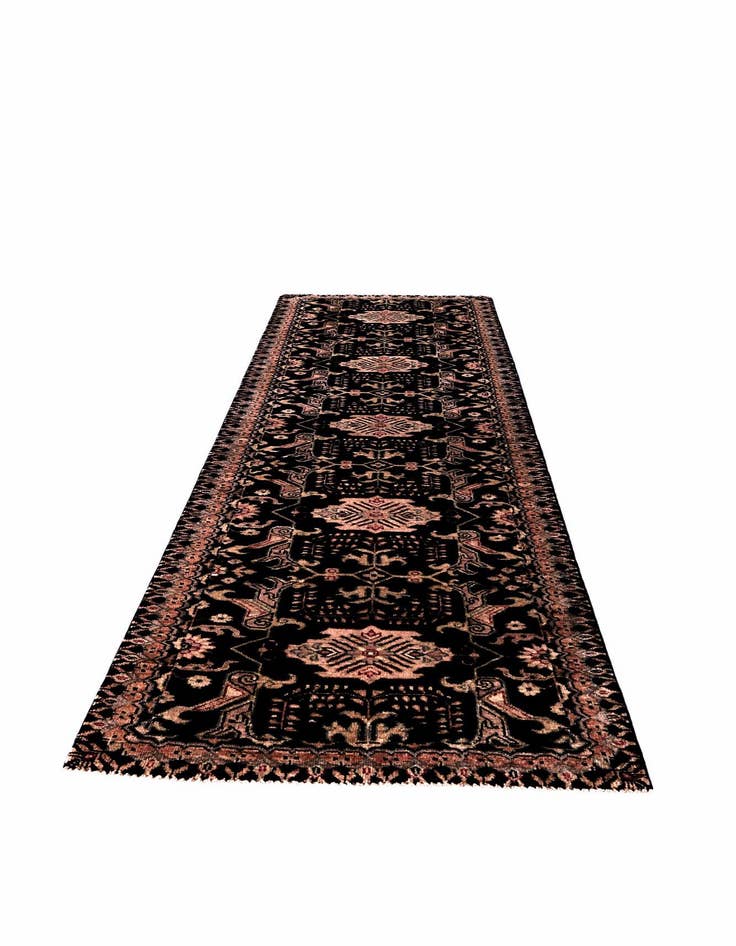 Detail image of 2' 8 x 9' 8 Hand Knotted Peshawar Ziegler Runner Rug