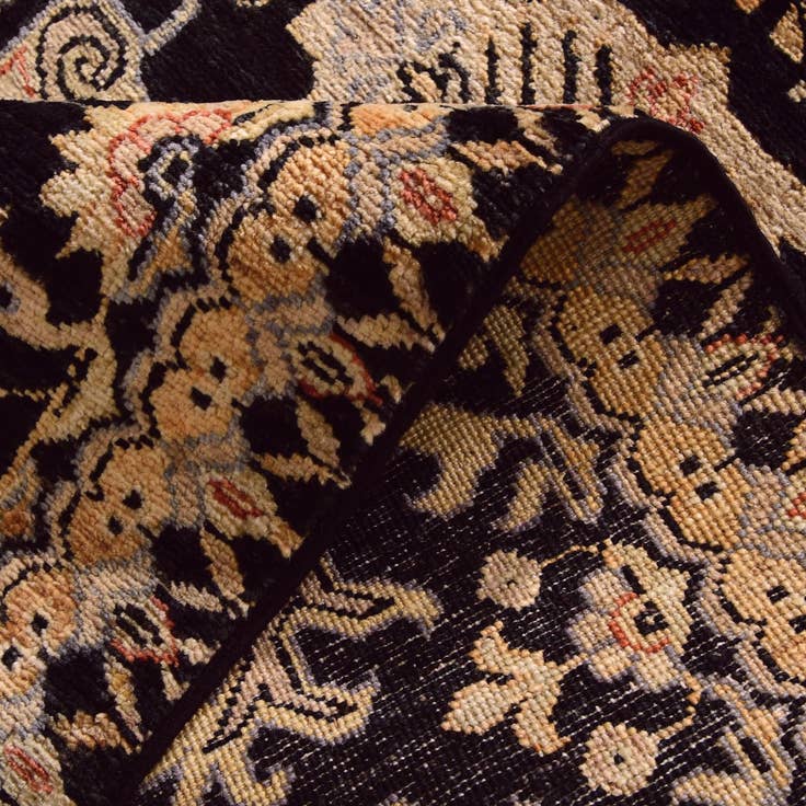 Detail image of 2' 8 x 9' 8 Hand Knotted Peshawar Ziegler Runner Rug