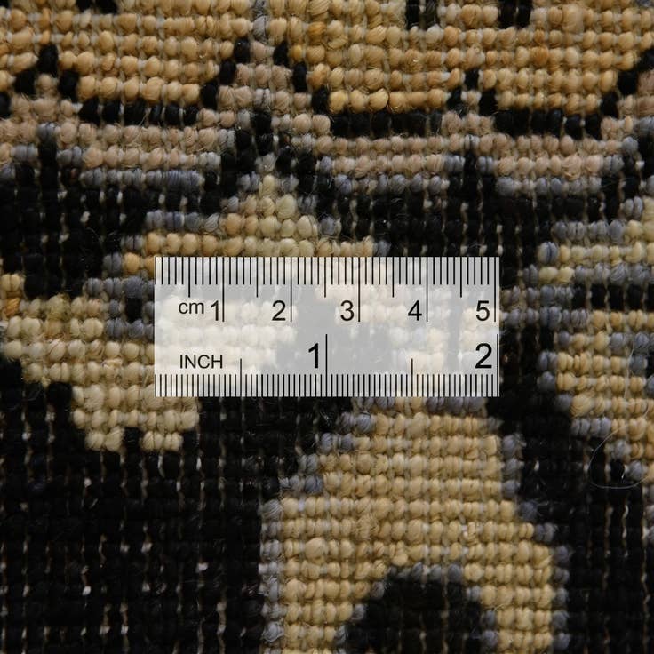 Detail image of 2' 8 x 9' 8 Hand Knotted Peshawar Ziegler Runner Rug
