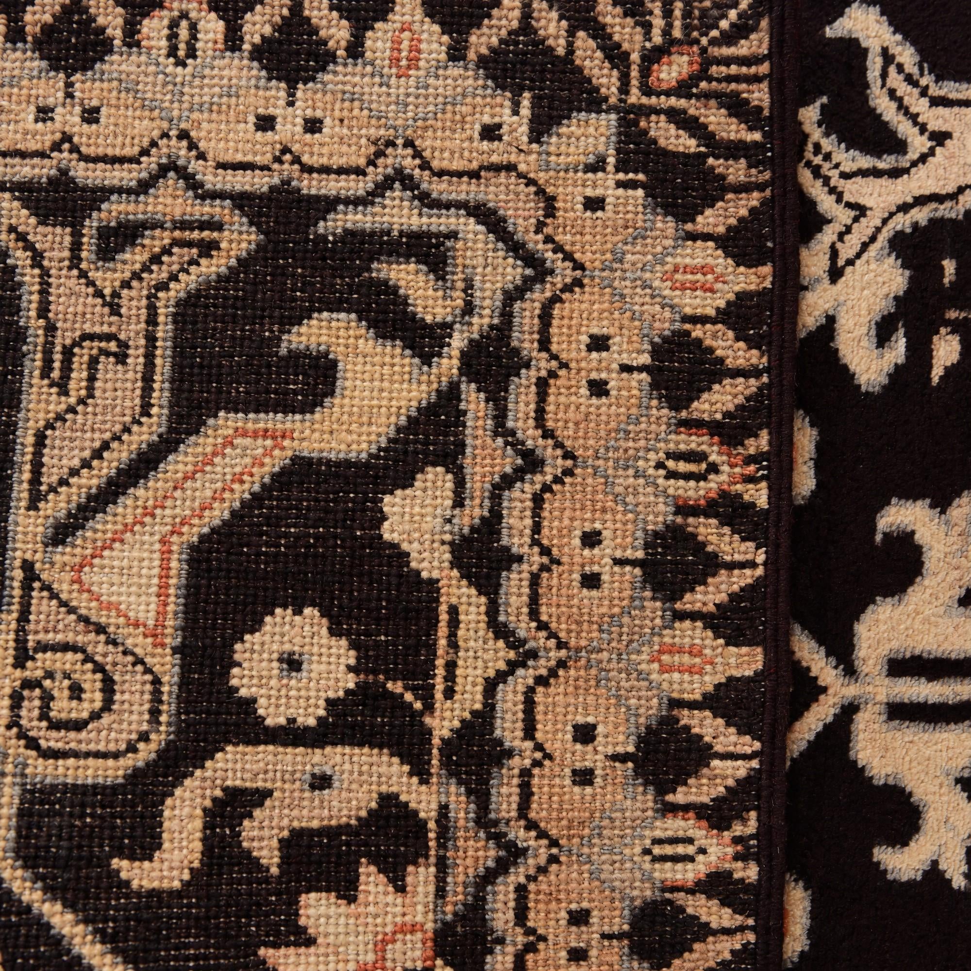 80cm x 295cm Hand Knotted Peshawar Ziegler Runner Rug