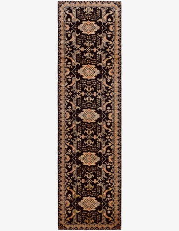 2' 8 x 9' 8 Hand Knotted Peshawar Ziegler Runner Rug
